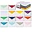 140 Mini Envelopes With White Blank Note Cards, Mini Envelopes 4x 2.7 For Business Cards, Gift Cards (Assorted Colors)