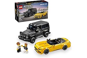 LEGO Speed Champions Mercedes-AMG G 63 & Mercedes-AMG SL 63 F1 Toy Car Set