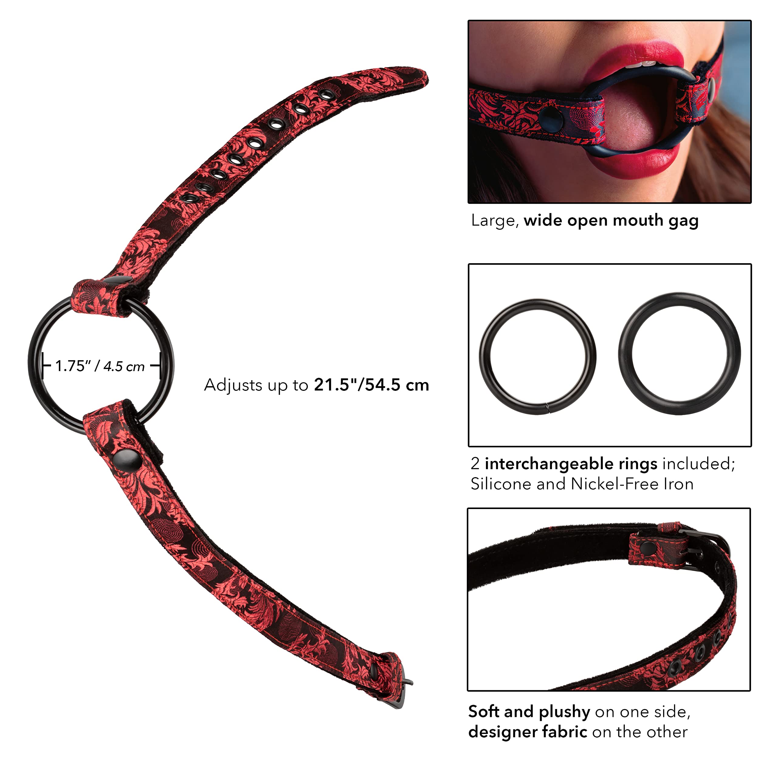 CalExotics Scandal Wide Open Mouth Gag Coffret