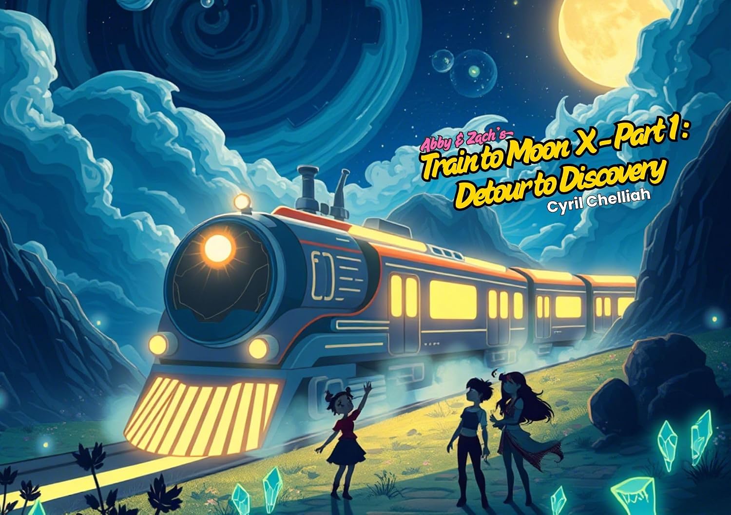 Train to Moon X: Part 1 : Detour to Discovery (Abby & Zach’s Comic Book Series)