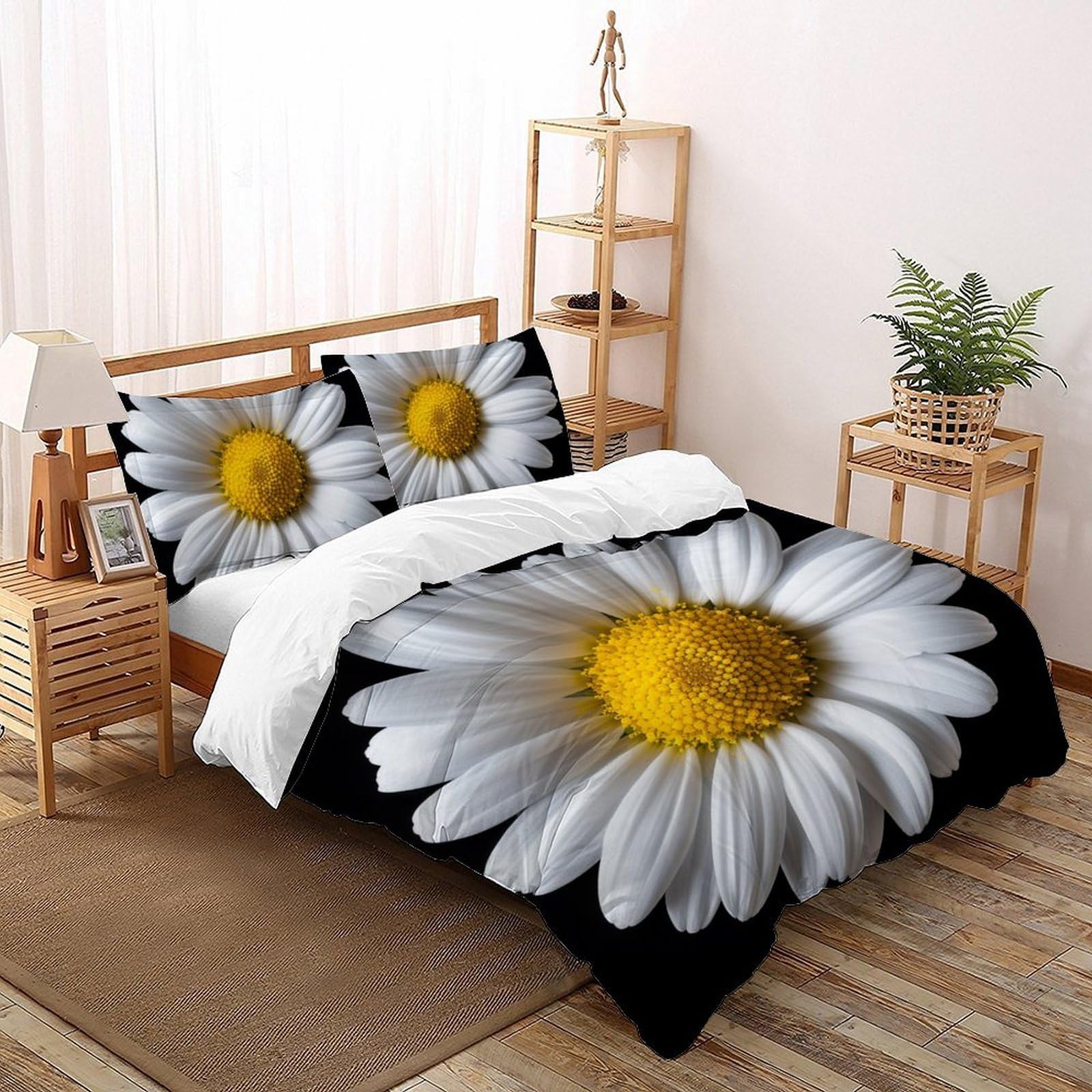 Ensemble housse de couette 3D enfants 3 pièces 200x200 avec taies d'oreiller fermeture éclair