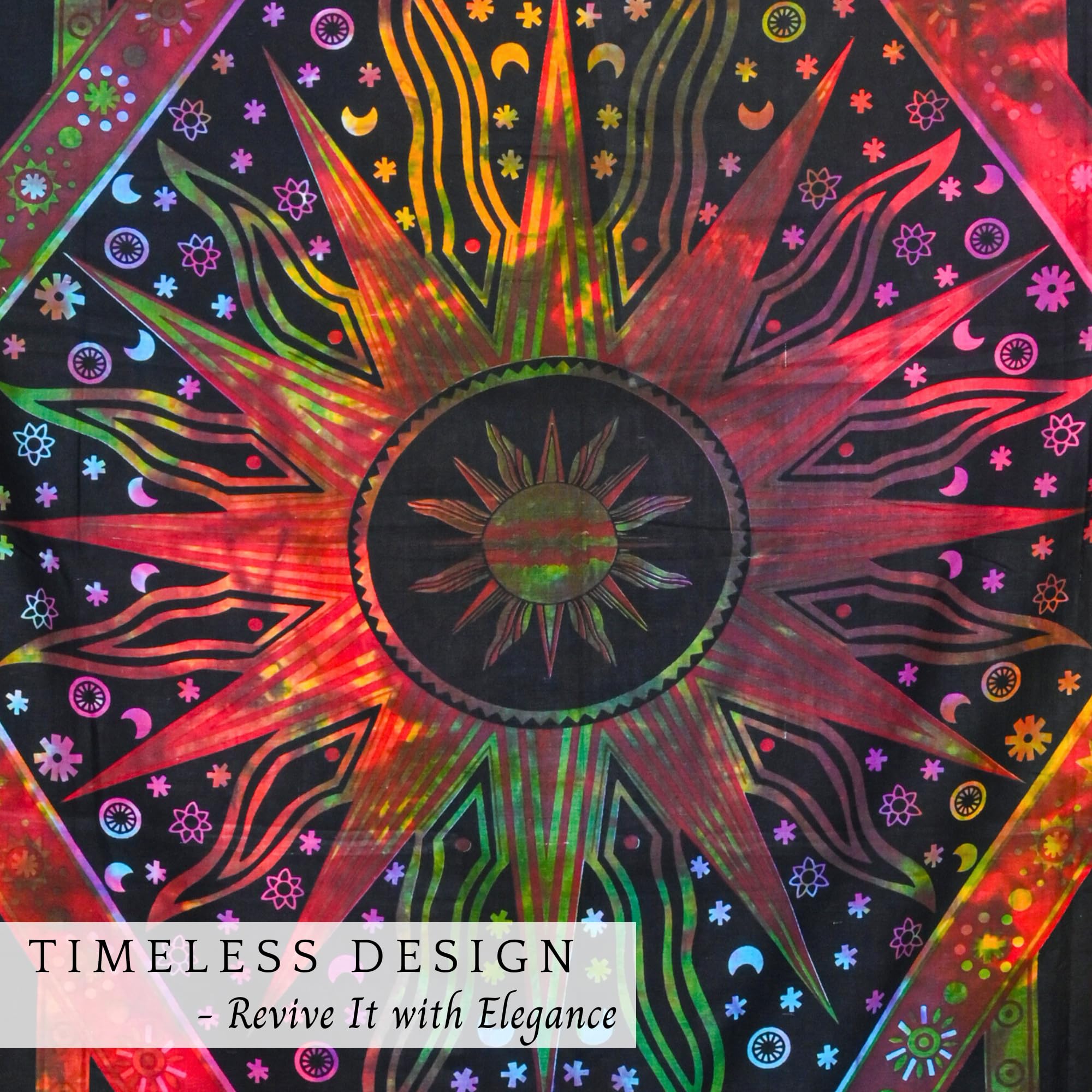 RAJRANG Tapisserie céleste pour chambre à coucher, décoration de RAJRANG Tapisserie céleste pour chambre à coucher, décoration de