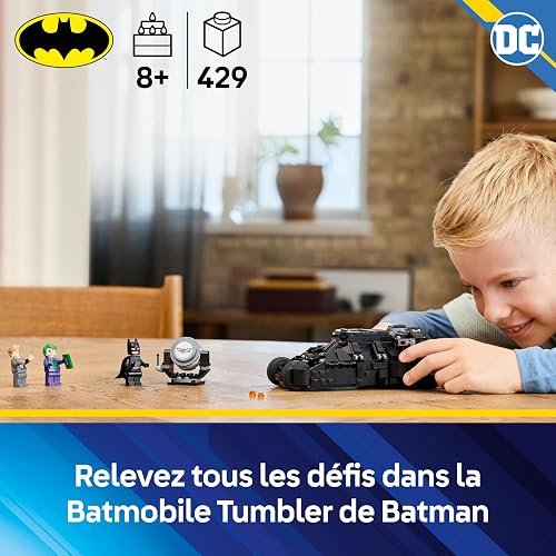 LEGO DC Batman: Batman Tumbler vs. Two-Face & The Joker - Batmobile Car Toy with 3 Minifigures - Super Hero Set - Gift for 8 Plus Year Old Boys, Girls and Dark Knight Fans 76303 - 2