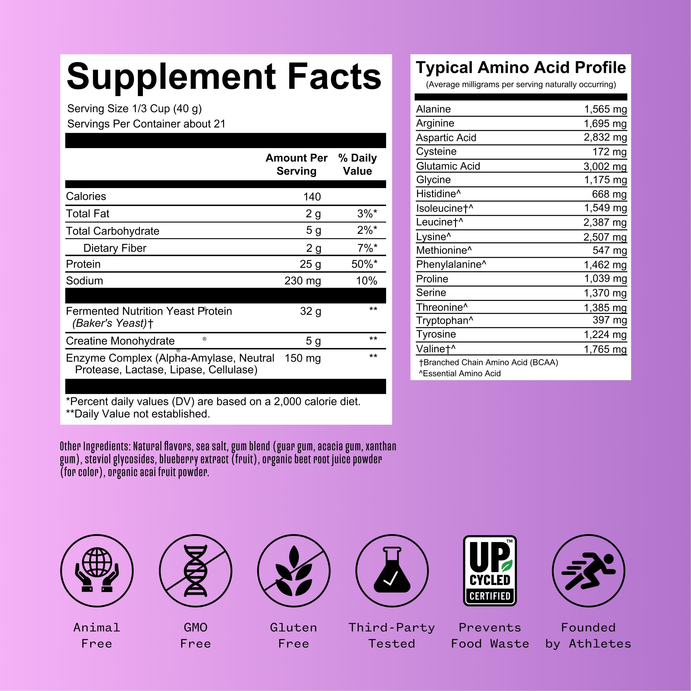 RNWY Complete Protein, 25g Yeast Protein + 5g Creatine Monohydrate, Vegan, Dairy-Free, Informed Sport Certified, Post-Workout Recovery for Endurance Athletes, Chocolate, 21 Servings — Amazon image 5