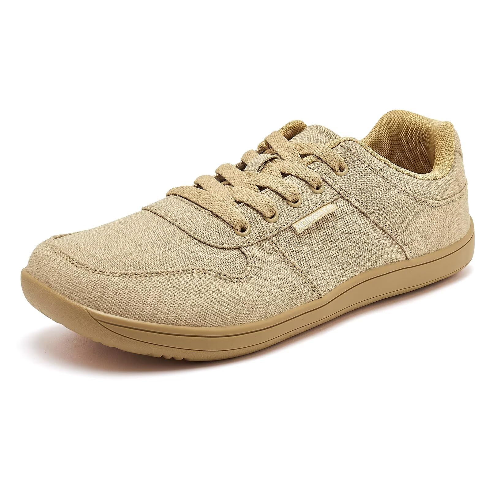 HOBIBEAR Zapatillas de Lona Unisex Zapatos Descalzos Anchos para Hombre Zapatillas de Moda para Mujer Zapatos Casuales clásicos Suela Zero Drop