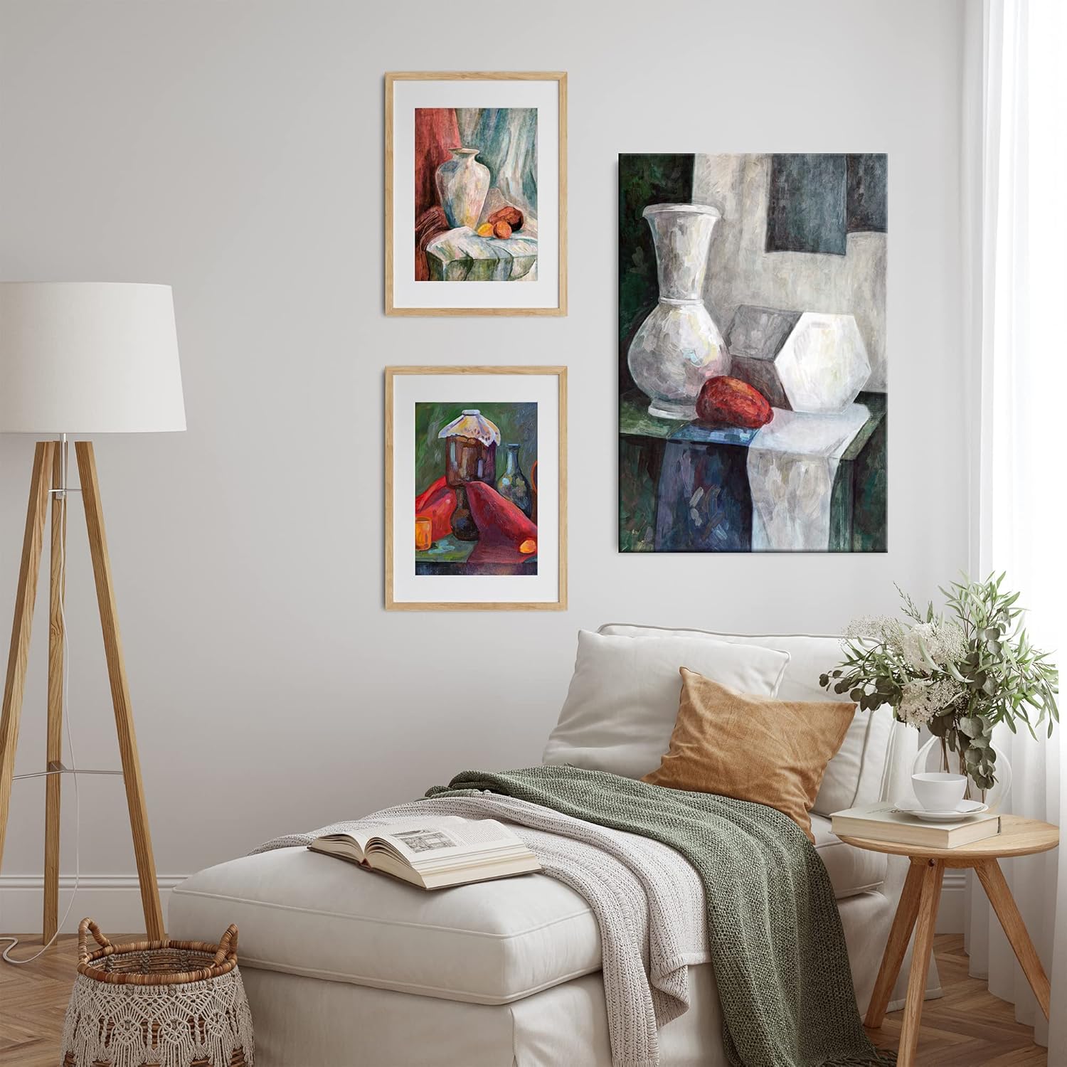 Centurion DLX Acrylic Primed Linen Stretched Canvases - 1.5" Deep Acrylic Primed Linen Canvas for Artists, Acrylics, Painting, Professionals, & More! - [3 Pack - 36x36]