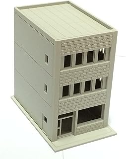 Outland Models Railway Modern 3-Story Building / Shop A Unpainted N Scale 1:160