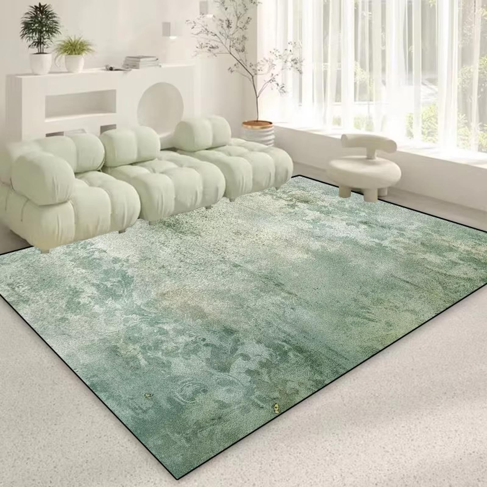 Alfombras lavables para pies que solucionan la limpieza en el sofa de sala de estar