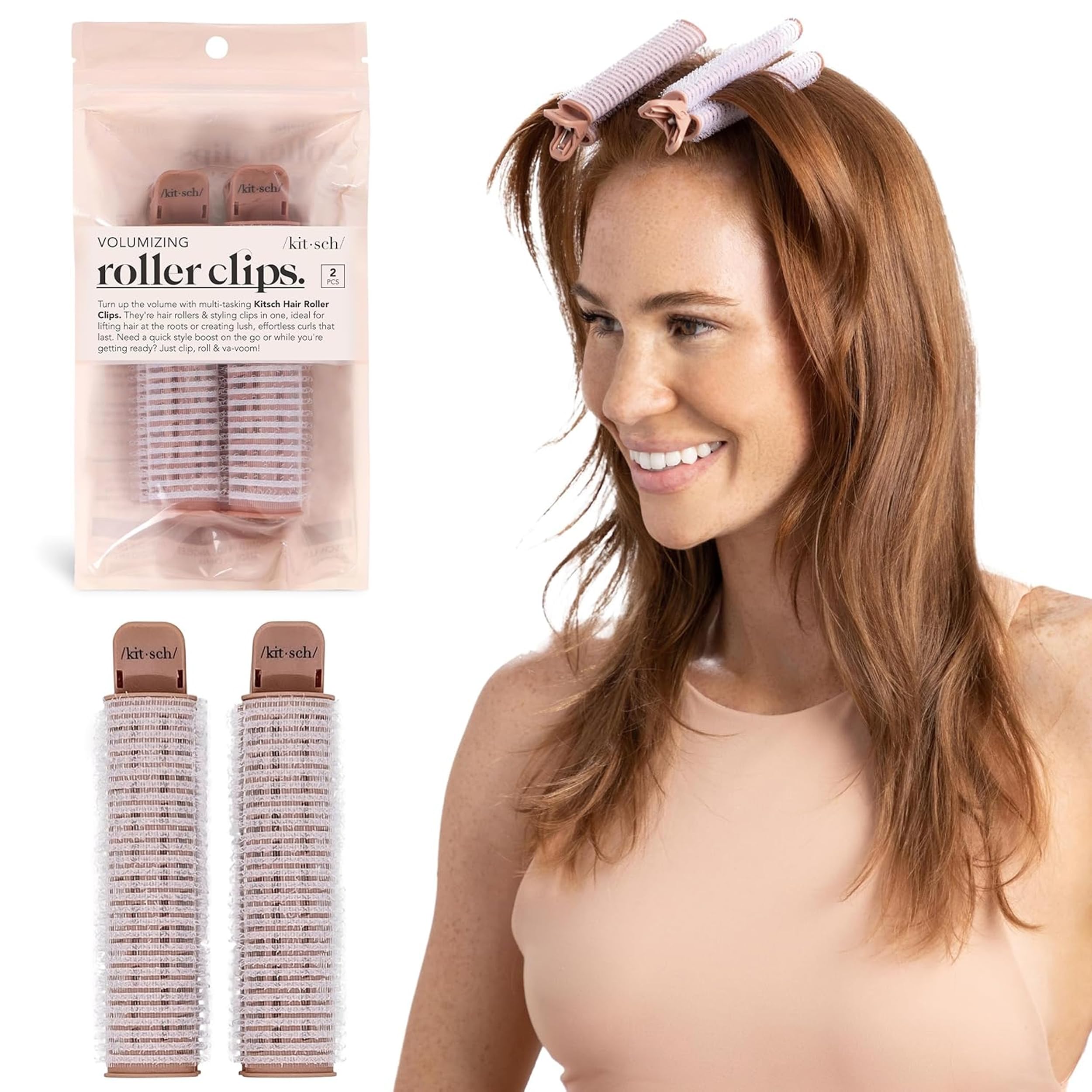 Kitsch, Volumizing Roller Clips, 2 Pieces