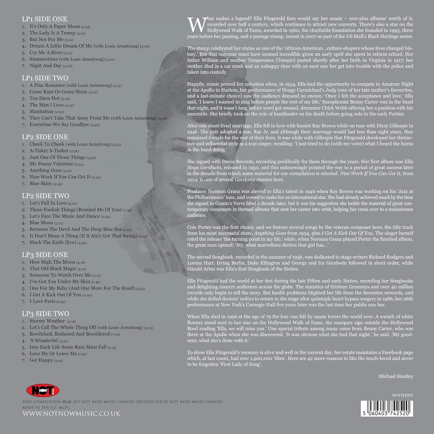 Ella Fitzgerald The Platinum Collection 42 All-Time Classics