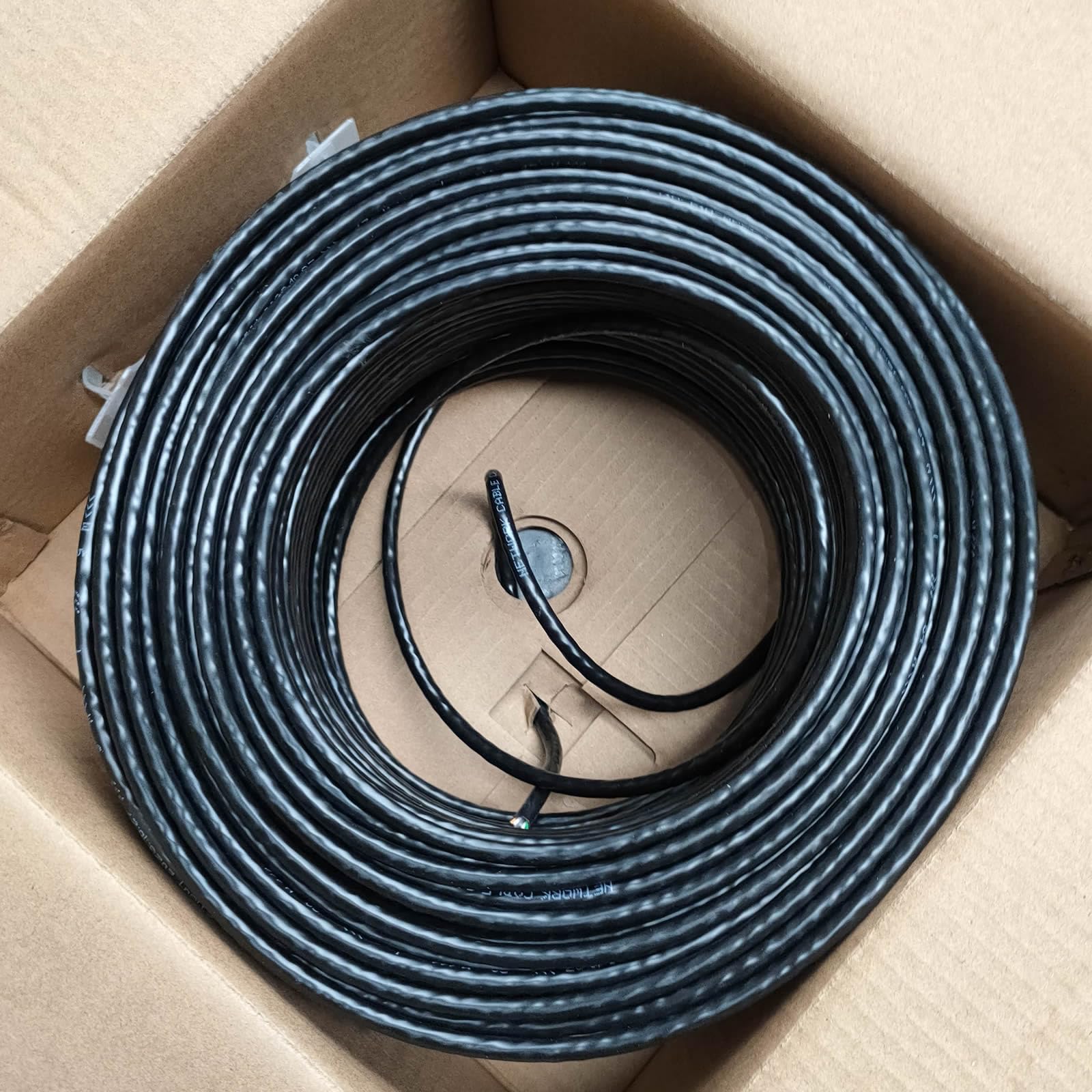 JUSTOP 100M CAT6 Cable Reel AWG23 Ethernet LAN UTP Roll Bulk - View #6