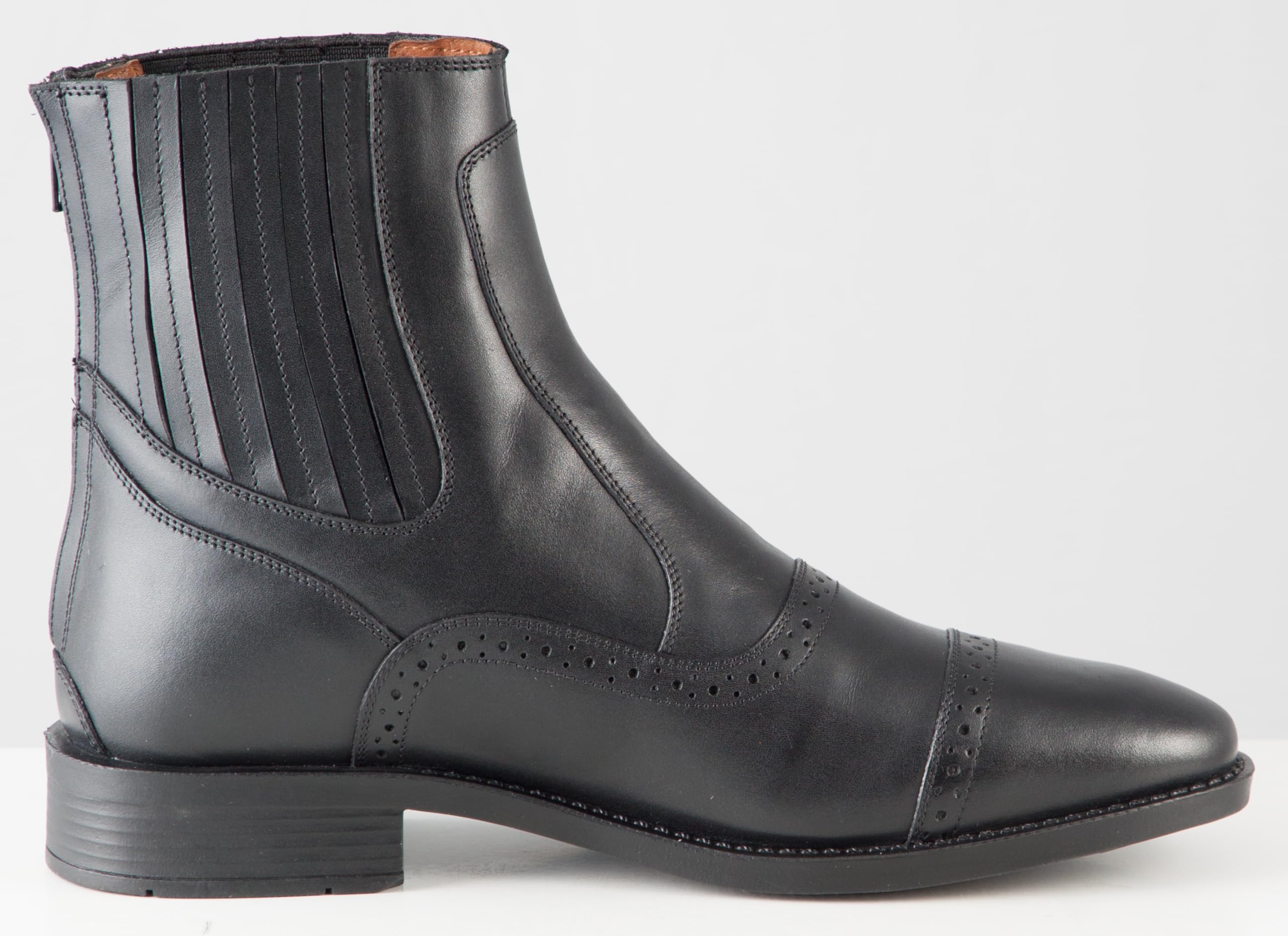 PFIFF 102472 Chased Jodhpurstiefel Reißverschluss Stiefel Unisex, Schwarz 35-46