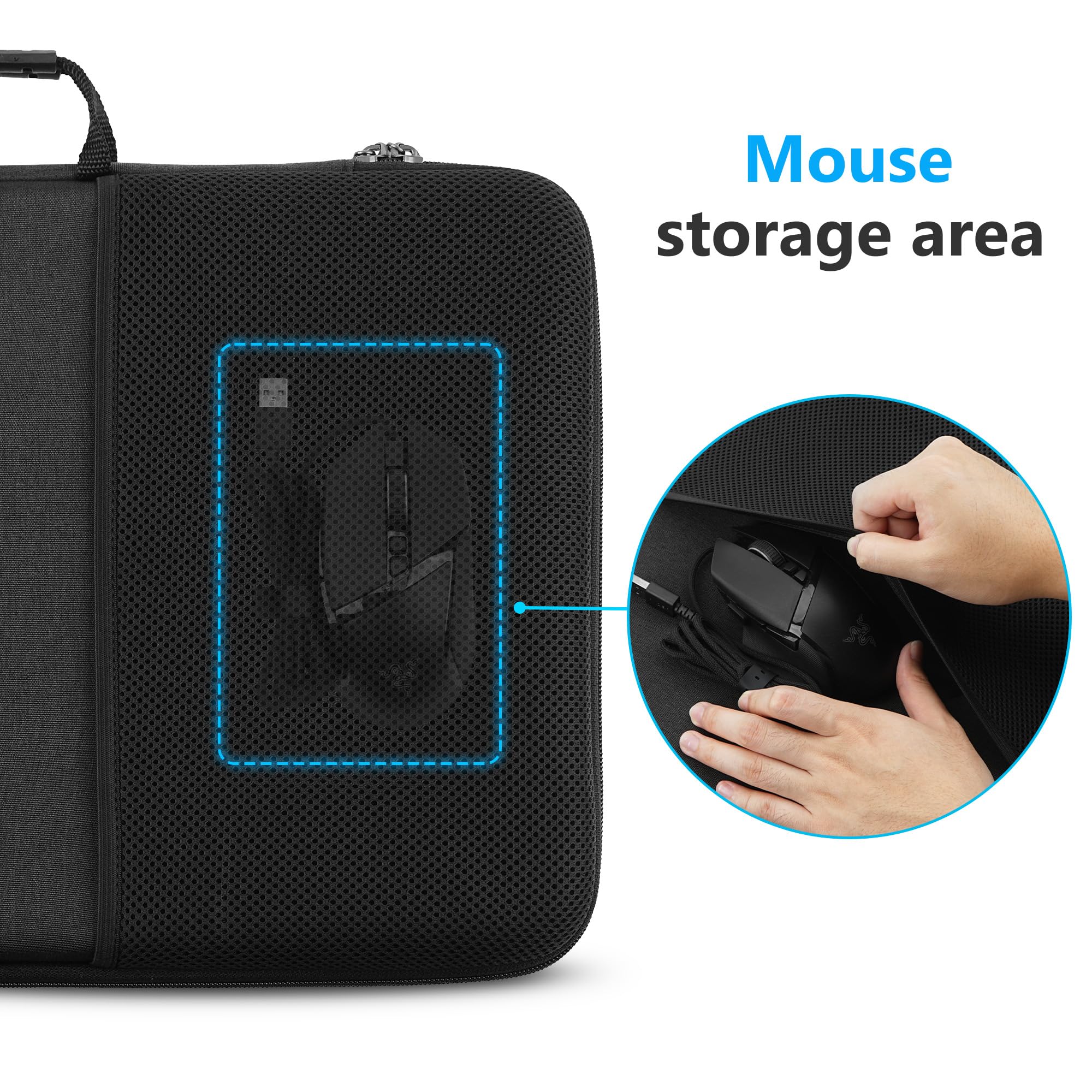 Amazon.com: GEEKRIA Hard Shell Travel Case, Compatible with