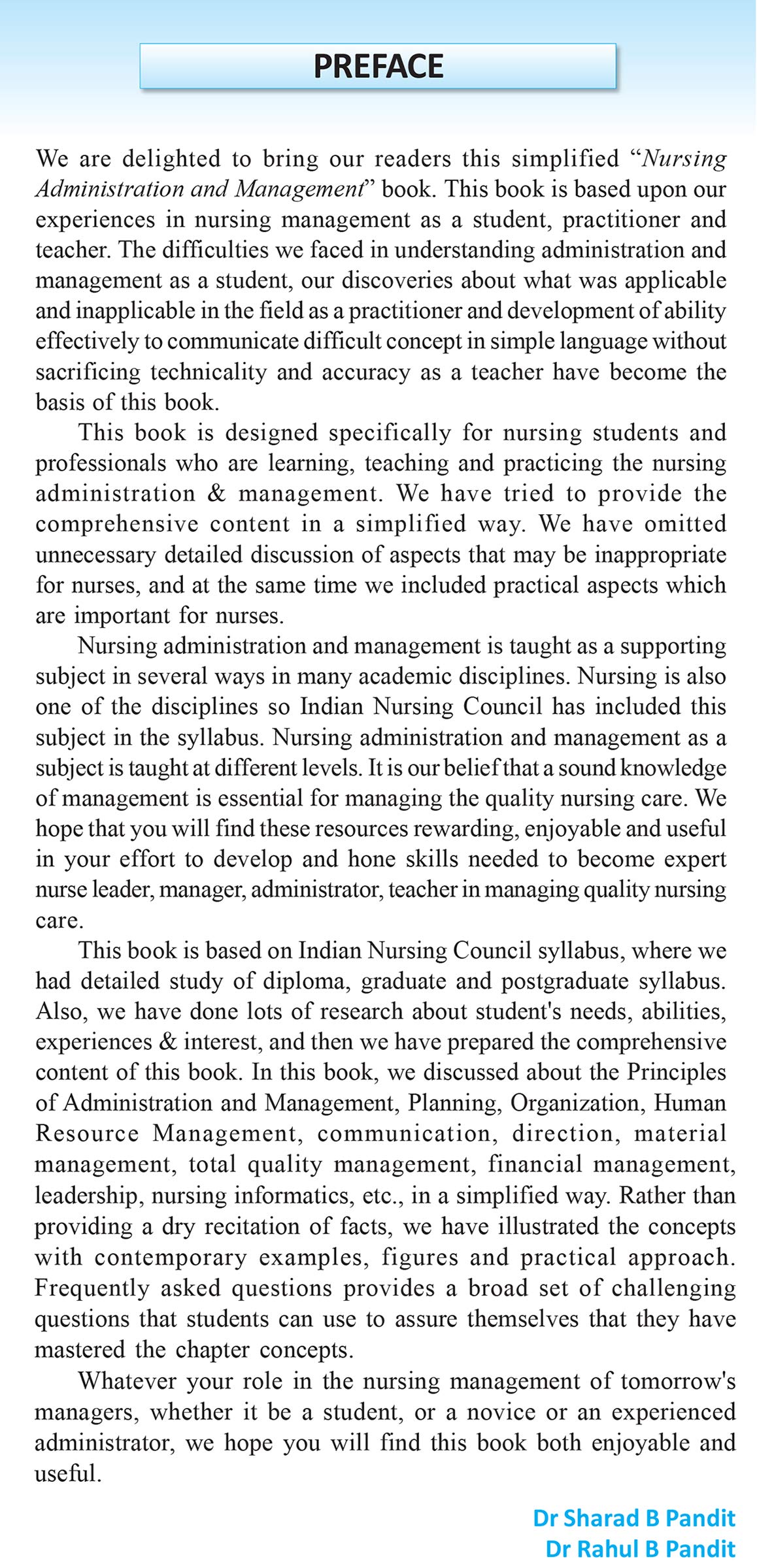 Nursing Administration and Management 1