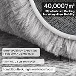 Sour Lemon 8x10 Area Rugs for Bedroom, Living Room Fluffy Rug, Large Area Rug Shag Shaggy Carpet Soft Plush Furry Bedside Rug, Machine Washable Area Rugs for Kids Girls Boys Home Decor Anti Slip