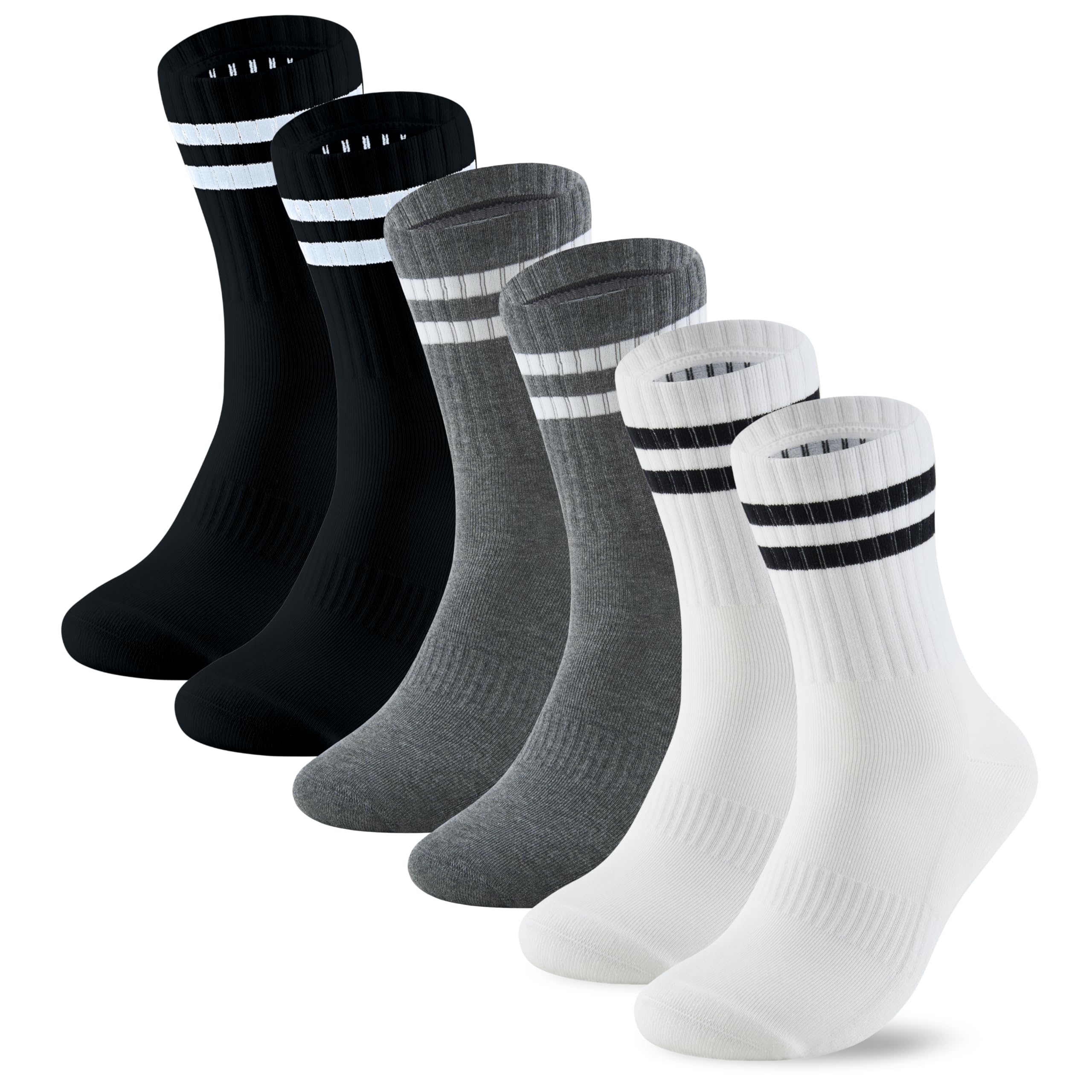 3 pares de calcetines de bambú de alta calidad, antiampollas, transpirables, sin costuras, para ejercicio, gimnasio o uso casual, unisex, para hombres y mujeres, paquete de 3