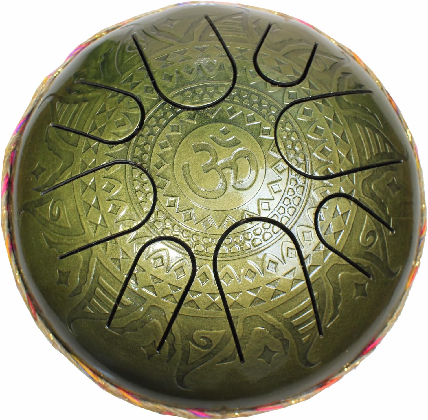 Musical Instrument for Kids Handpan Drum Yoga Includes Mallets happy drum Musical height 6''INCHES