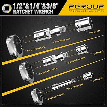 Amazon.com: pgroup 123-Piece 1/4