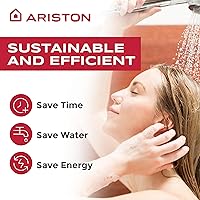 Vista 7 de Ariston Aures Pro - Calentador de agua eléctrico sin tanque para todo el hogar, 18kW, 240 voltios, 3.51 GPM