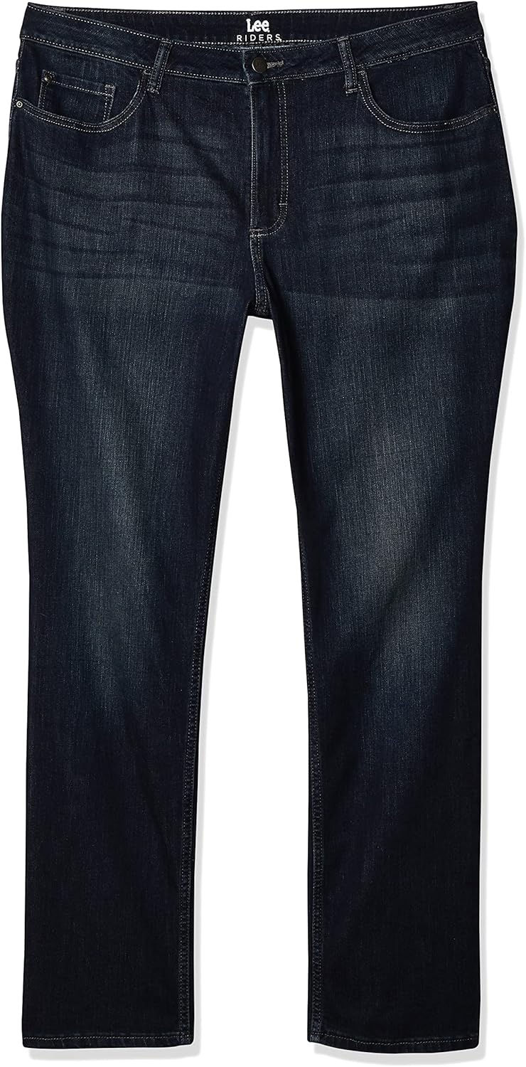 Riders by Lee Indigo Women's Midrise Straight Leg Jean at Amazon Women ...