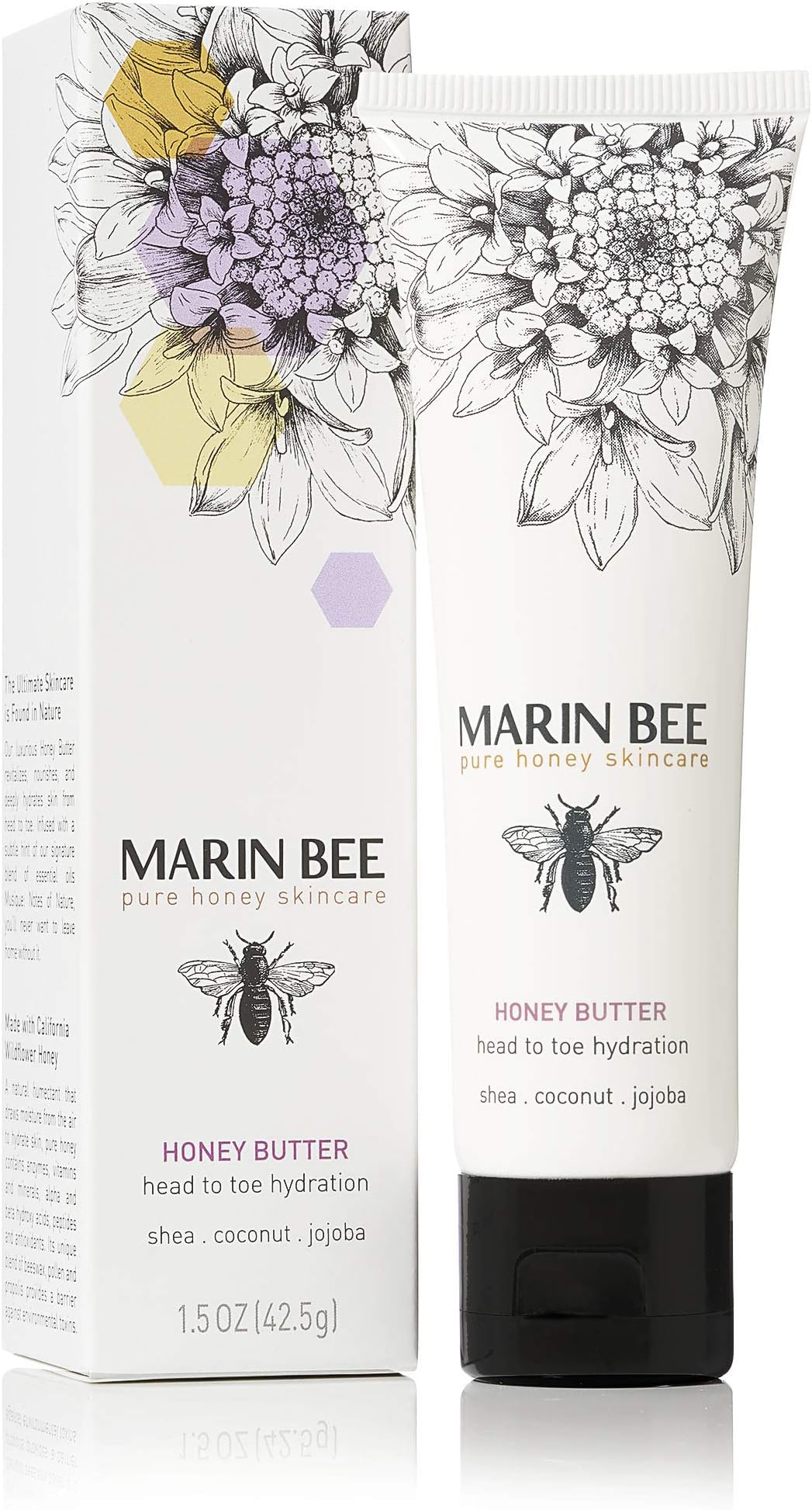HONEY BUTTER Natural Cream for Hand and Body with hydrating Shea, Coconut and Jojoba Oil to repair and moisturize dry skin, soothe eczema…