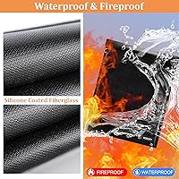 Vista 5 de Paquete de 4 bolsas Faraday para portátiles, tabletas, radio y llaves de coche, jaula Faraday, protector de llavero Faraday, bolsa RFID impermeable