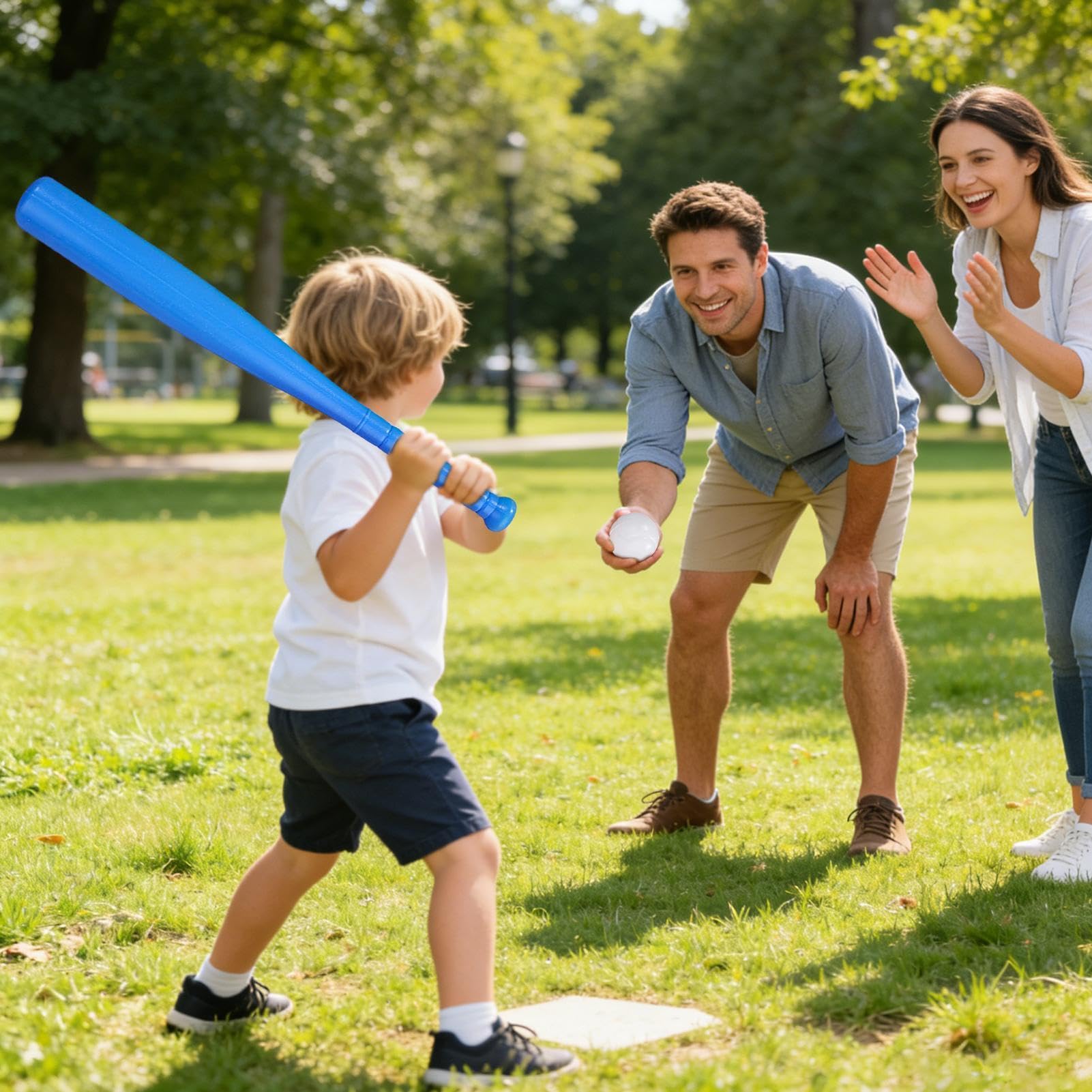 Batte de baseball pour | Batte de baseball en PVC avec poignée ergonomique pour l'entraînement - Jeu avec balle et pour garçons, , hommes, femmes, exercice sportif, intérieur et
