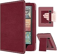 Vista 9 de MoKo - Funda para Kindle Paperwhite de 7"/6.8" (11ª/12ª generación) y Kindle Colorsoft Signature Edition, funda delgada de poliuretano con encendido