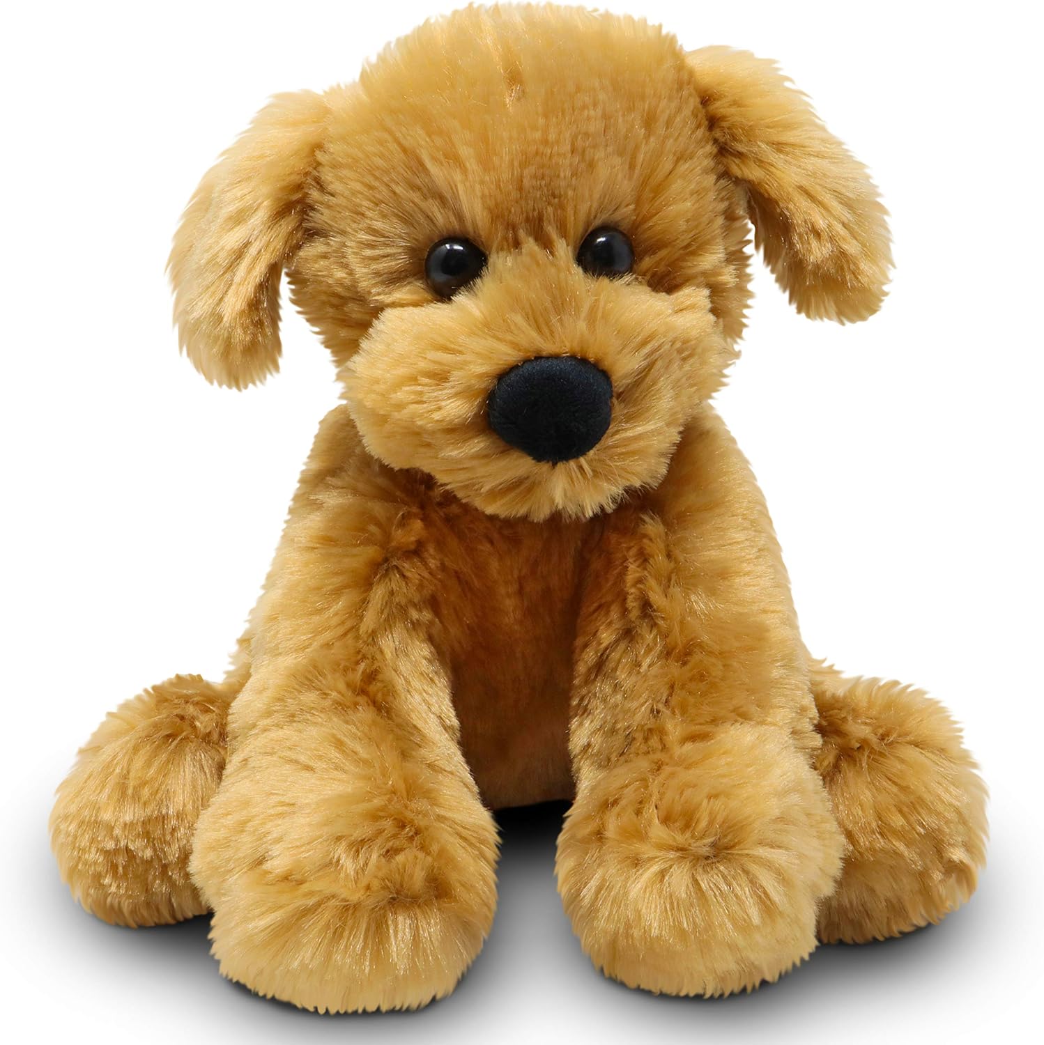 Fluffuns Puppy Dog Stuffed Animals (9 Inches) Stuffed Dog Plush Toys - Dog Stuffed Animals for Kids (Golden)