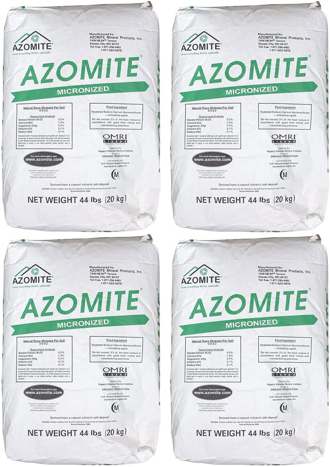 Azomite Micronized Bag, 44 lb (4-Pack)