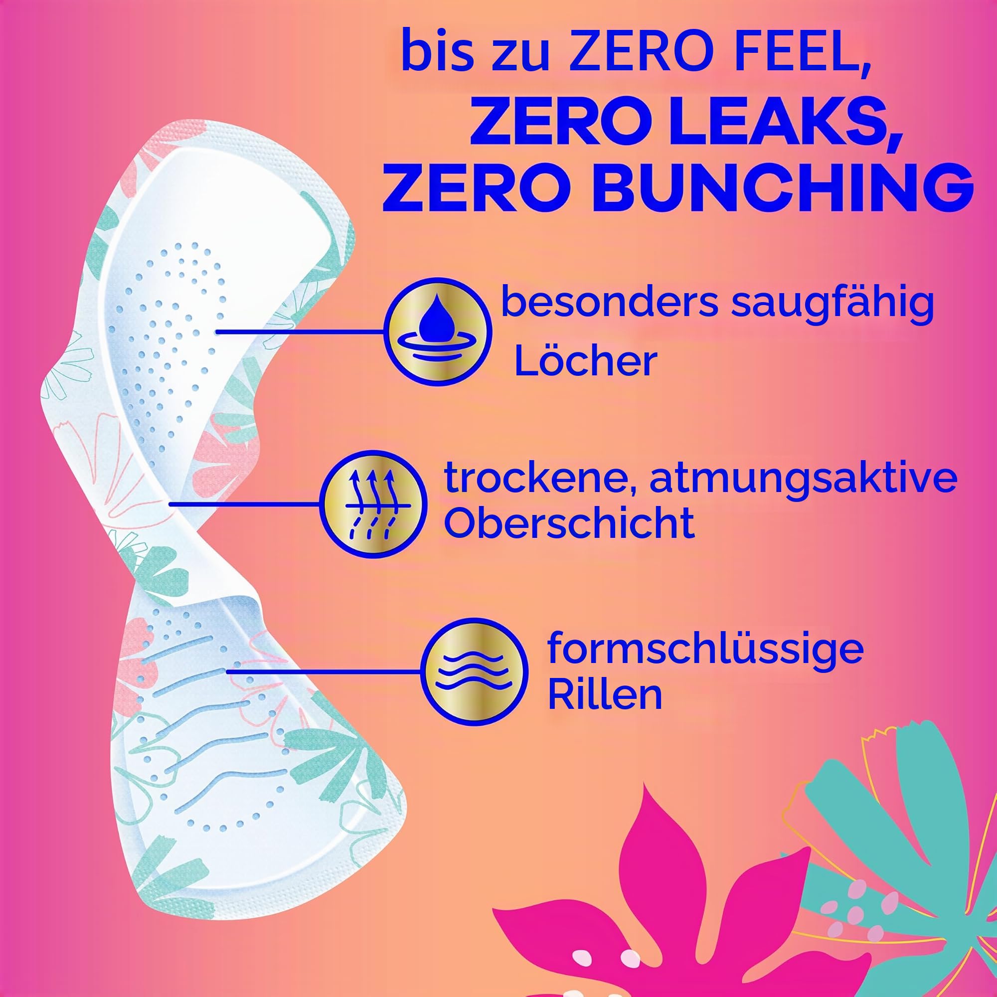 Always Radiant Teen Pads, Größe 1, regulär, mit Flügeln, geruchlos, 42 Stück