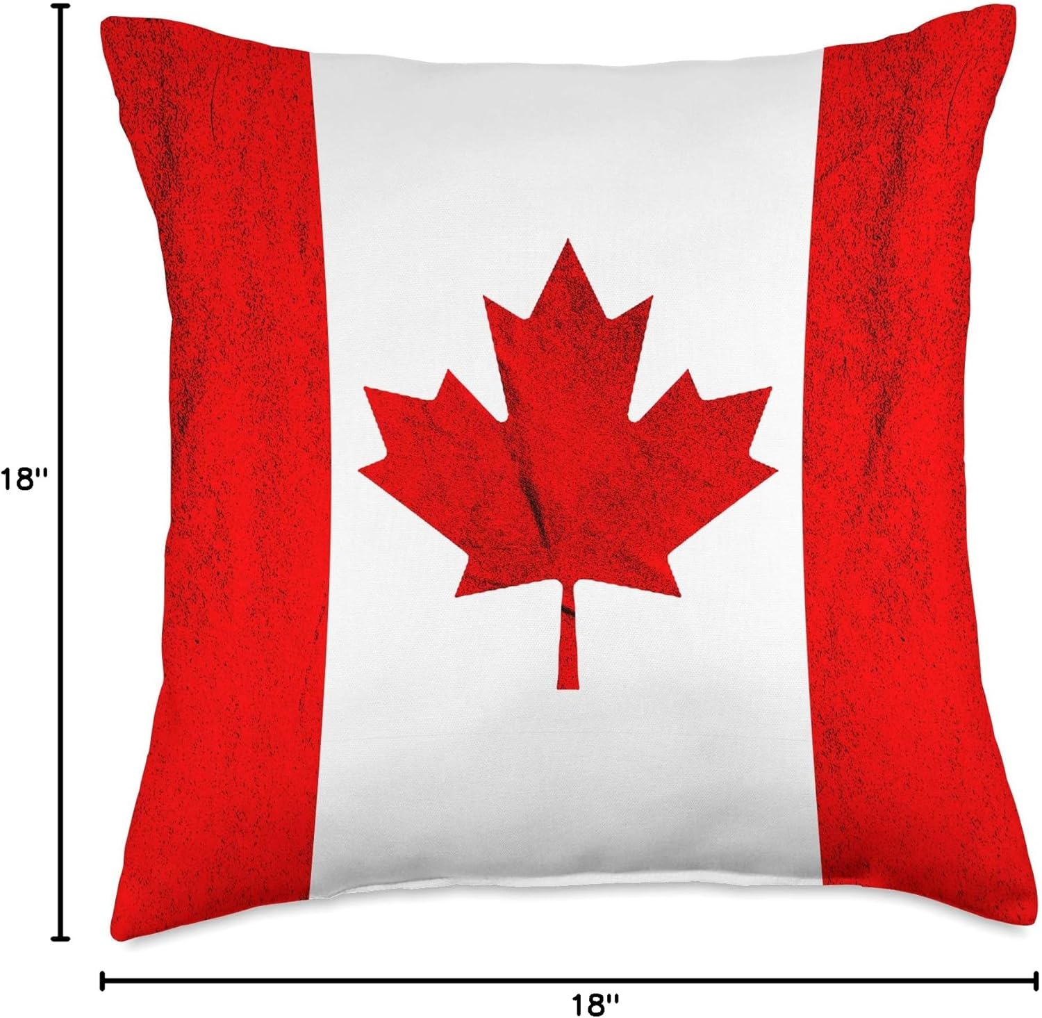Canada Flag Canadian Flag Canadian Roots Maple Leaf Throw Pillow