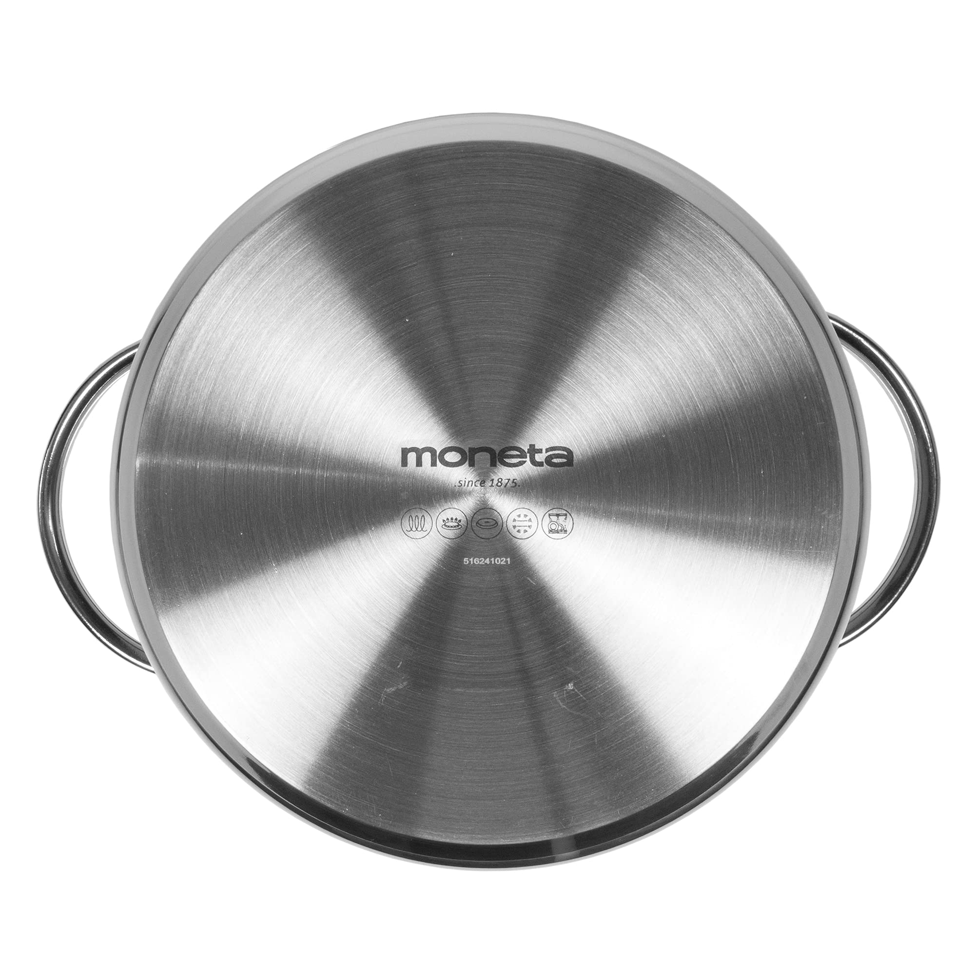 Moneta Allegro Pastaiola 22cm in Acciaio Inox per tutti i Fuochi 5,9 Litri