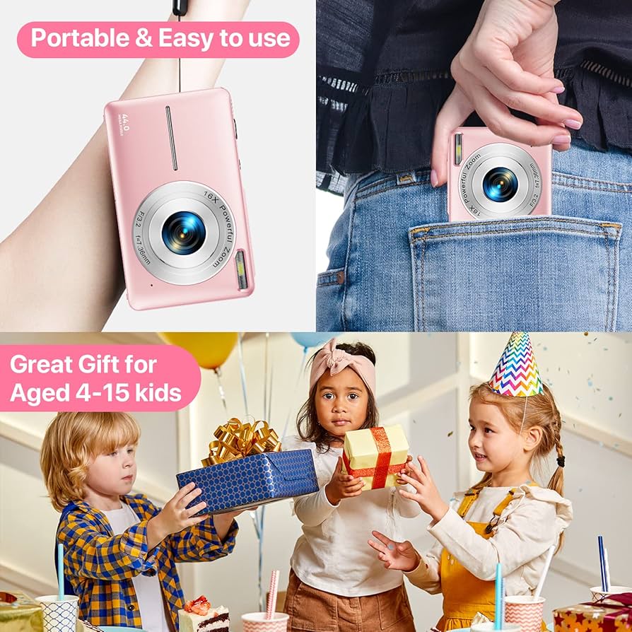Amazon.com : Digital Camera, Kids Camera with 32GB Card FHD