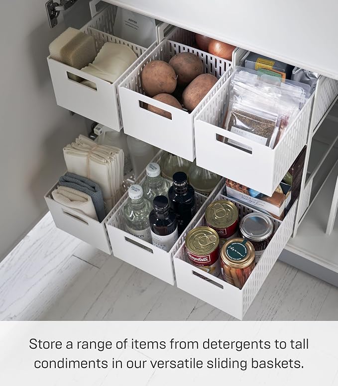 Organizador de dos niveles para bajo lavabo YAMAZAKI miniatura 5