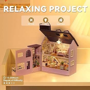 Amazon.com: Flever Dollhouse Miniature DIY House Kit