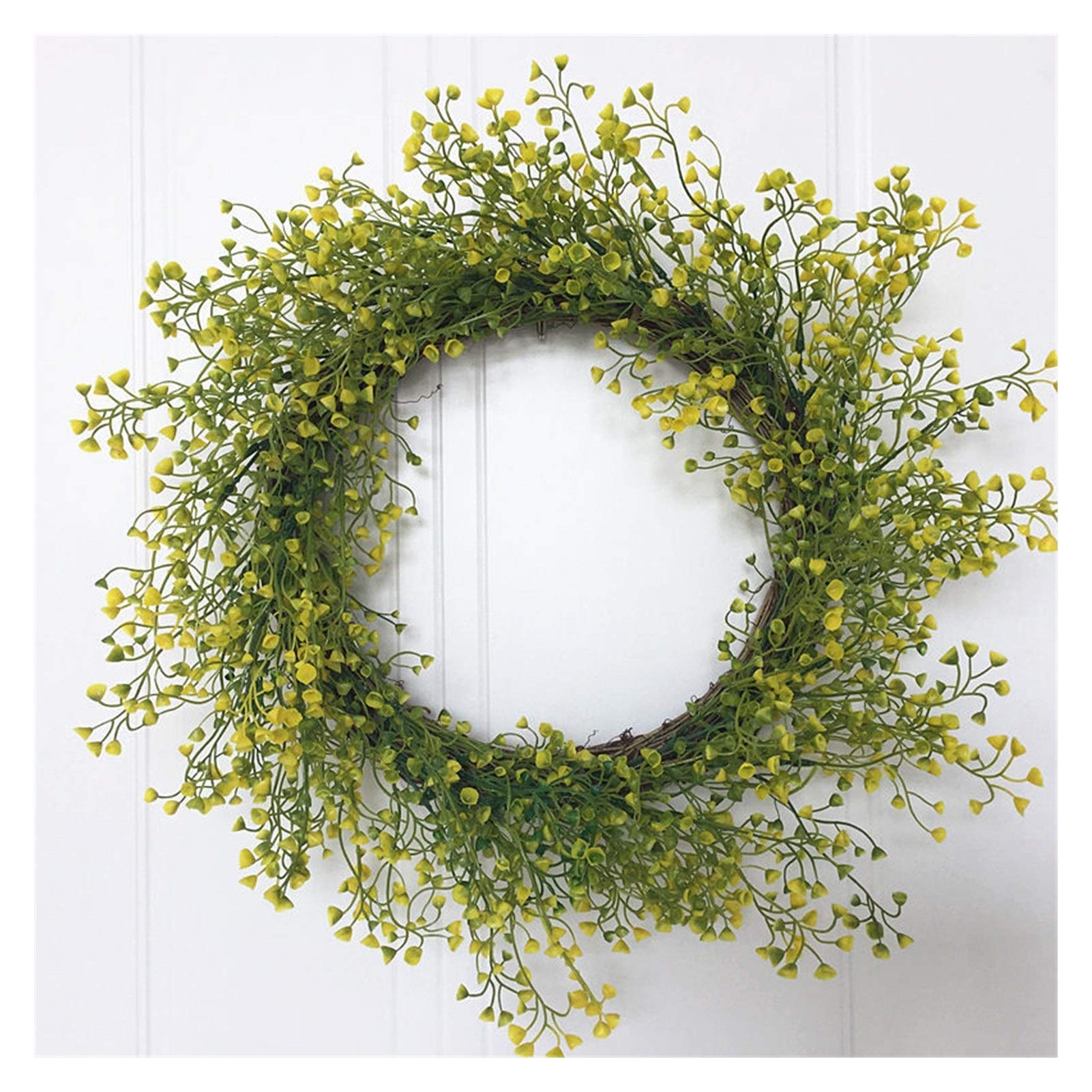 Guirlande de Noël et couronne de porte en feuilles artificielles 45cm