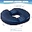 BlissTrends Donut Pillow Seat Cushion, Donut Chair Cushions for Postpartum Pregnancy & Hemorrhoids, Tailbone Pain Relief Cushion, Memory Foam Lifting Cushions for Office & Home Chairs (Blue, X-Large)