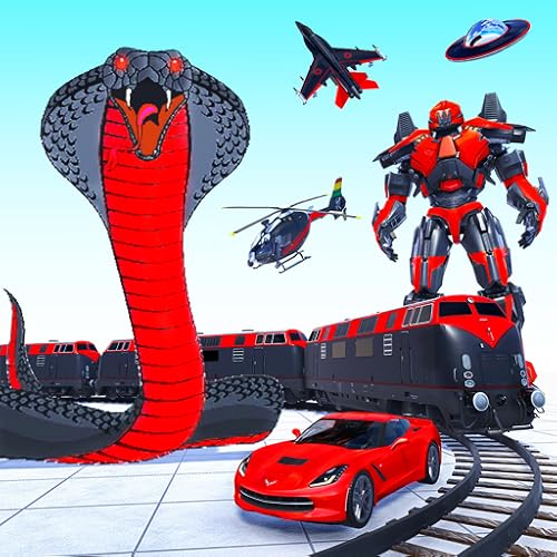 jogo de transformação de carro robô cobra: ataque de batalha de cidade robô anaconda