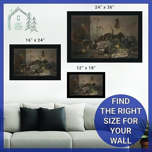 Miniatura 6 de Naturaleza muerta con pavo 1851 de David de Noter - Lienzo enmarcado para decoración de pared, lienzos de reproducción de pinturas de obras de arte