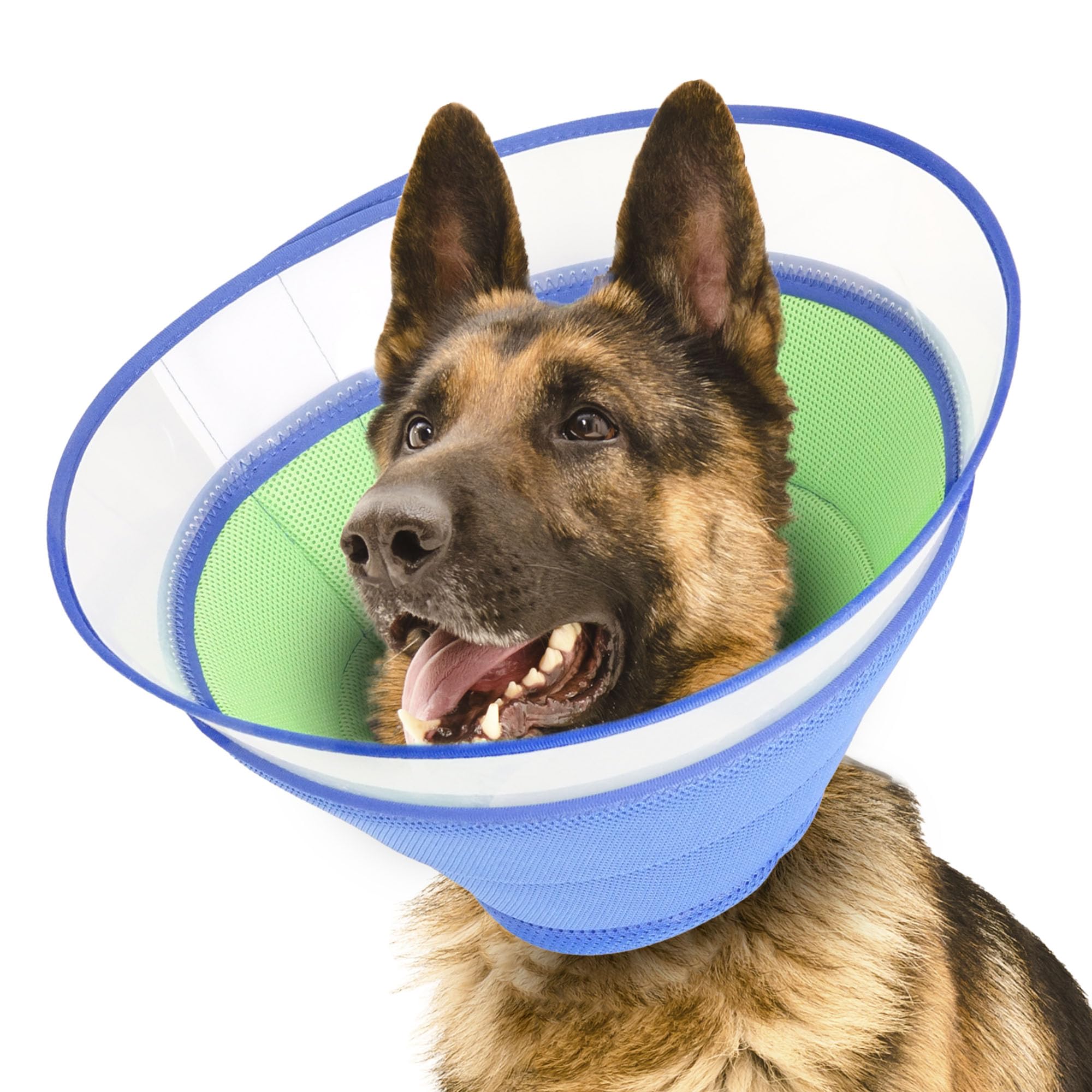 Soft Dog Cone for Large Medium Small Dogs After Surgery, Adjustable