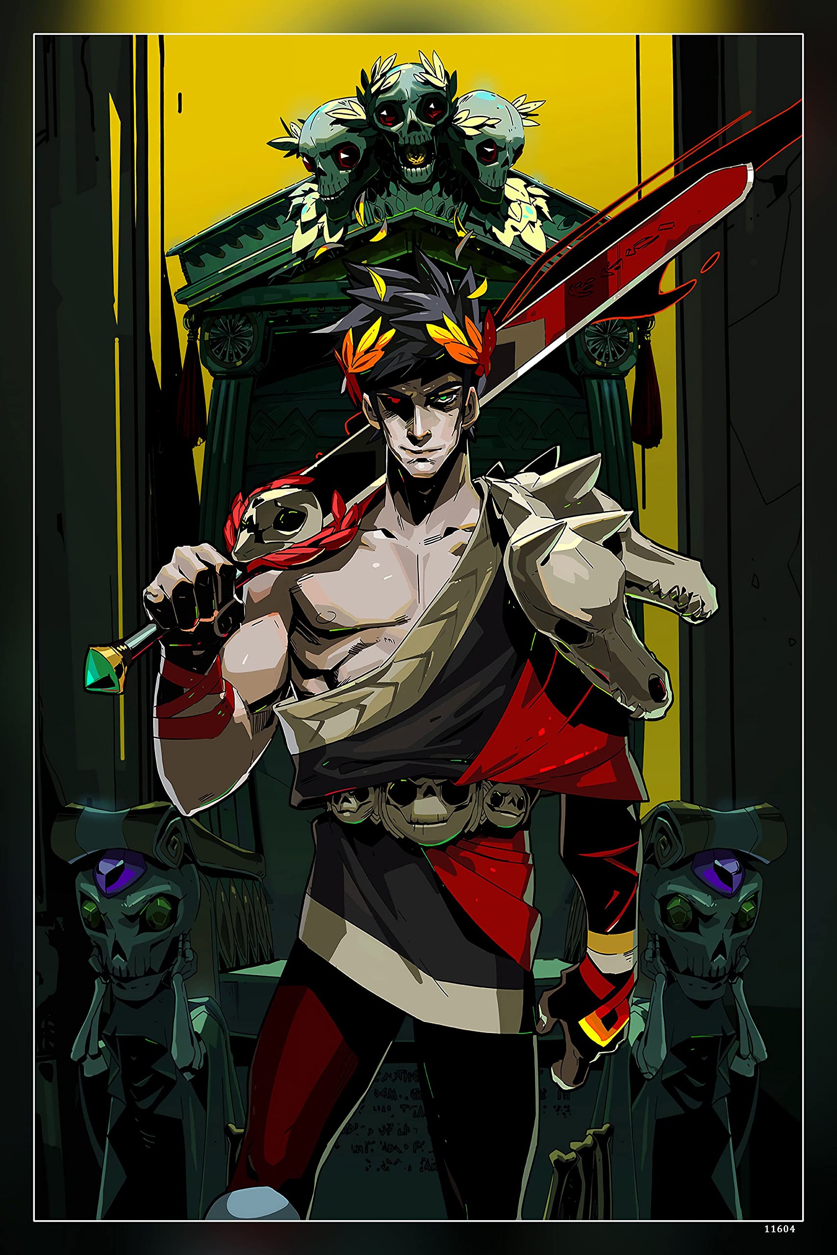 RAINFIRE CREATION! Hades Game Video Game Art Video Games Poster - 170 GSM 12x18 Unframed Multicolor Perfect for Your Wall RCA 3681