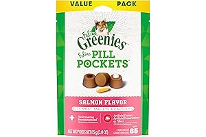 Methimazole for Cats: Greenies Feline Pill Pockets for Cats Salmon Flavor