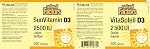 Natural Factors Vitamine D Soleil 2500 UI 500 Gélules D3 Vitamine | HAUTE POTENCE, FORMAT ÉCONOMIQUE - Approvisionnement de 16+ Mois, Aide à Prévenir la Carence en Vitamine D3