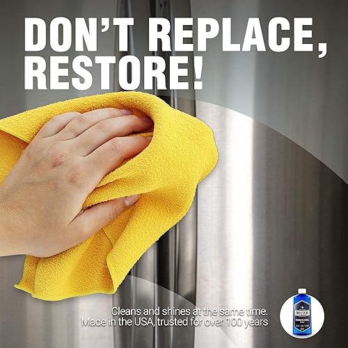 Miniatura 6 de Milsek Limpiador de acero inoxidable, suministros de limpieza multiusos para electrodomésticos del hogar y cocina, fregadero, estufa, lavavajillas,