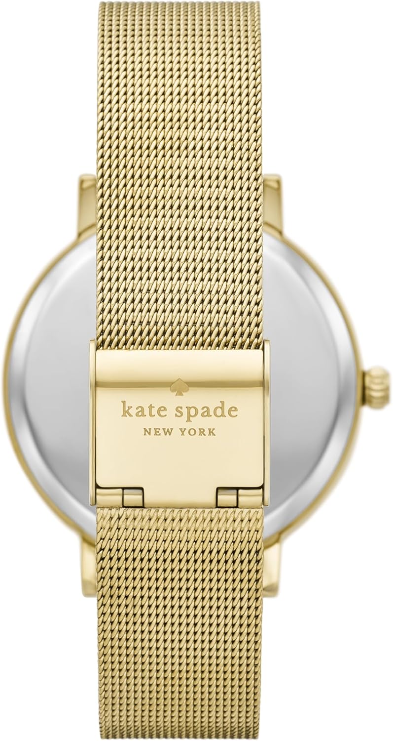 kate spade new york Morningside Women's Watch with Scallop Topring and Stainless Steel Bracelet or Leather Band