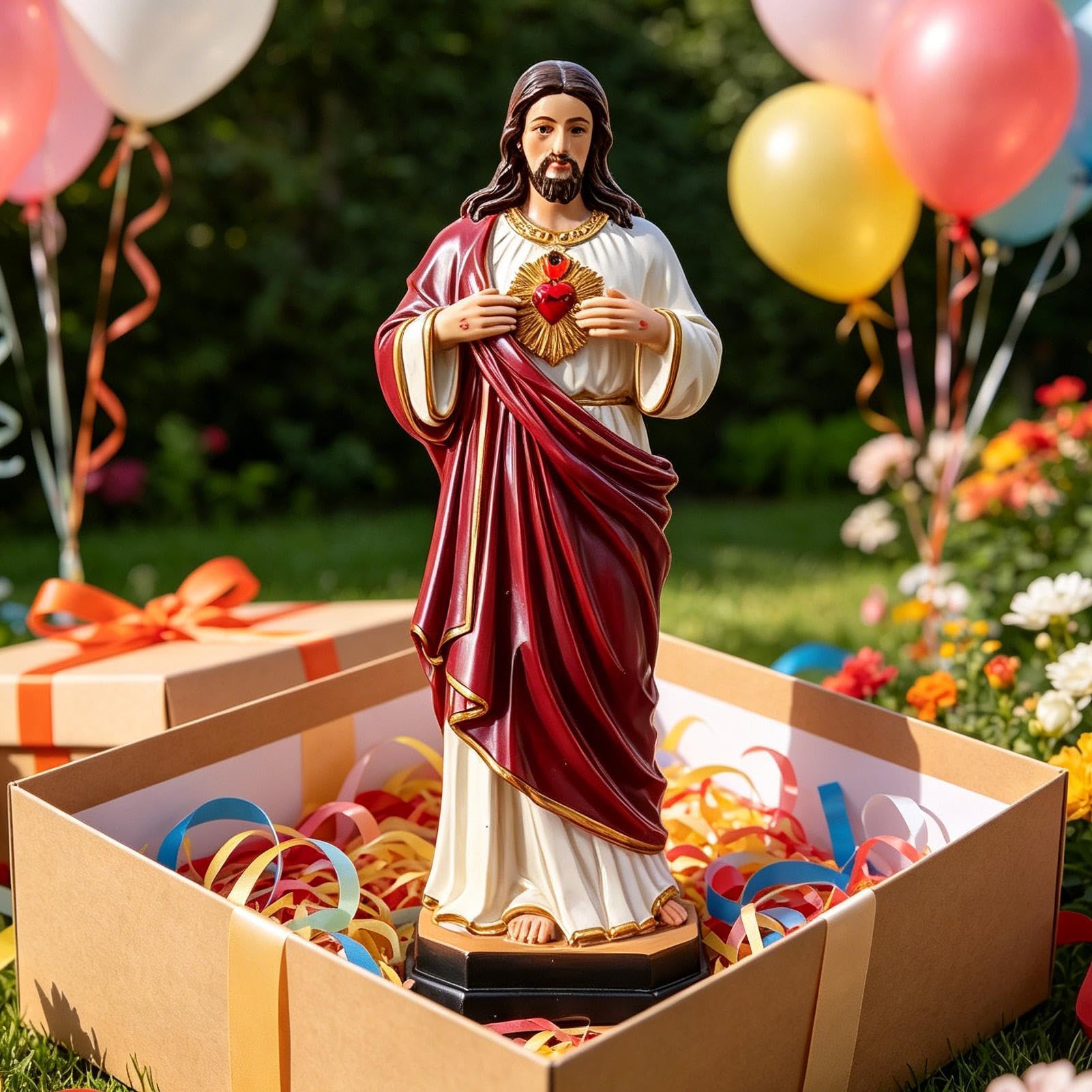 Statua Jezusa Chrystusa Religijne Sakralne Figurki Z Żywicy