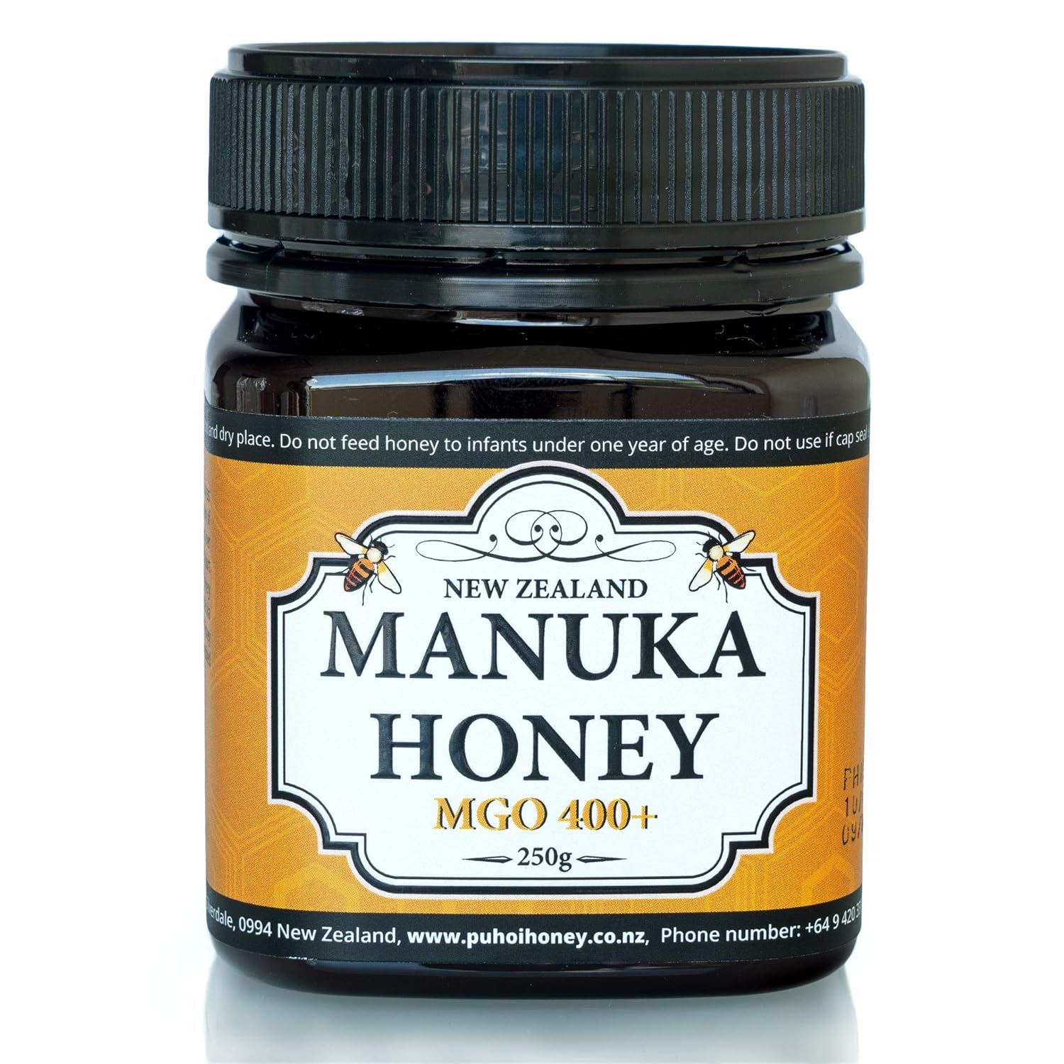 Pure Manuka Honey Mono Floral New Zealand MGO 400+ 250g (8.8oz)