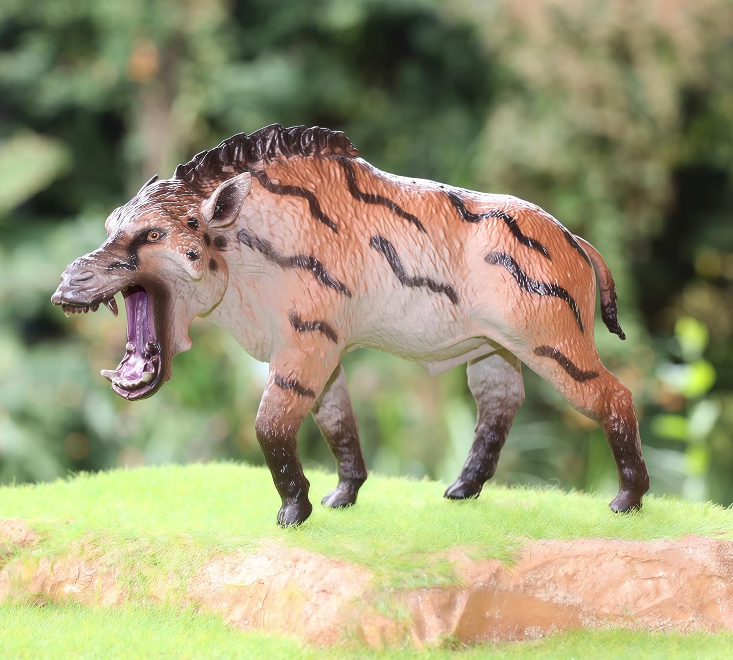 Gemini&Genius Daeodon Animals, Hyena Action Figure Toys for Kids (Wild Boar) image 2