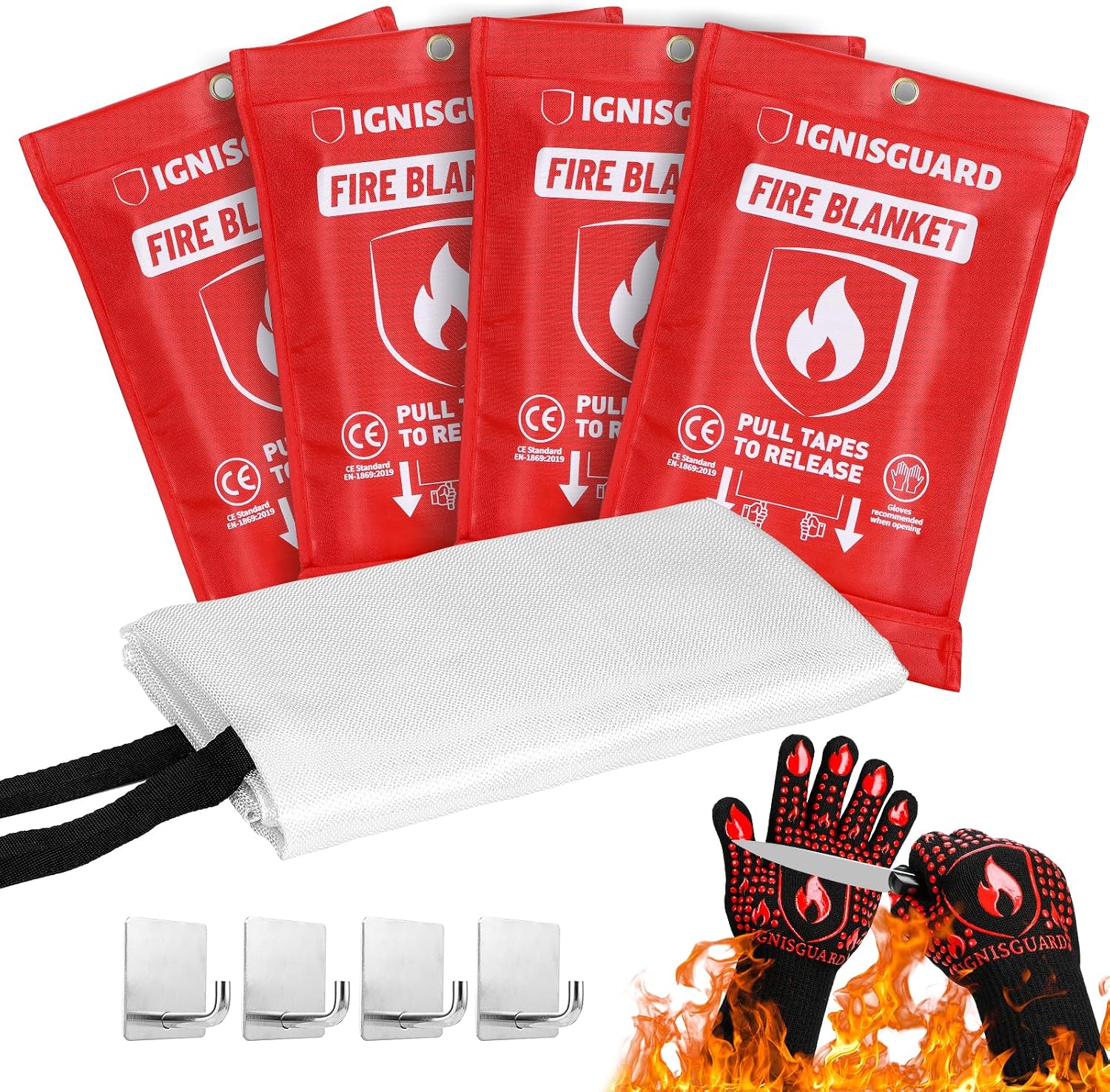 Emergency Fire Blanket for Home and Kitchen